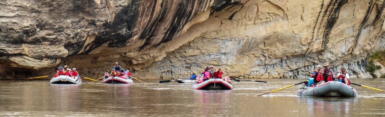 Yampa River white water rafting Dinosaur National Monument