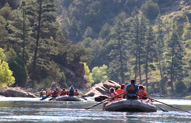 Green River raft tour Vernal Utah