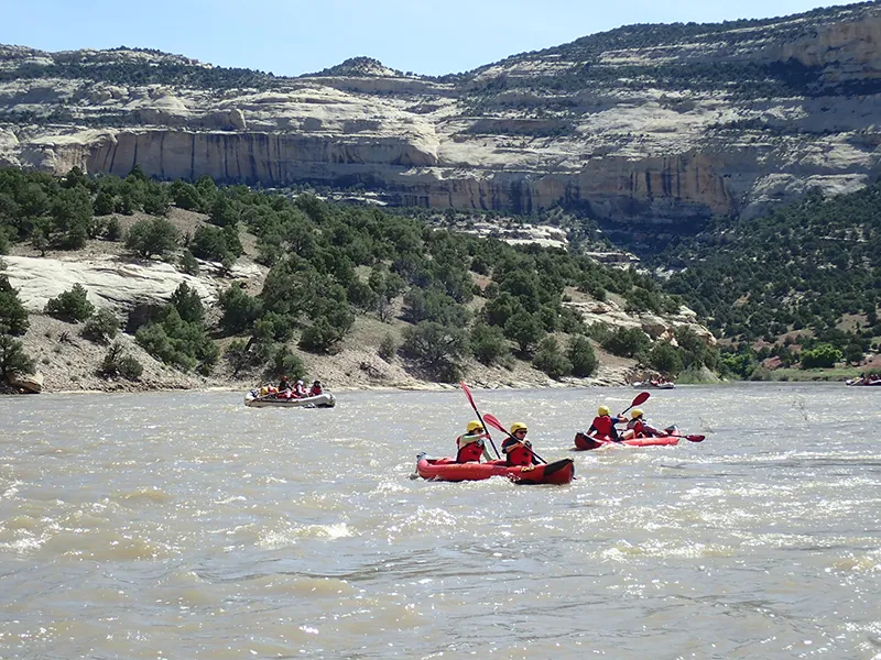 rafting the Yampa river