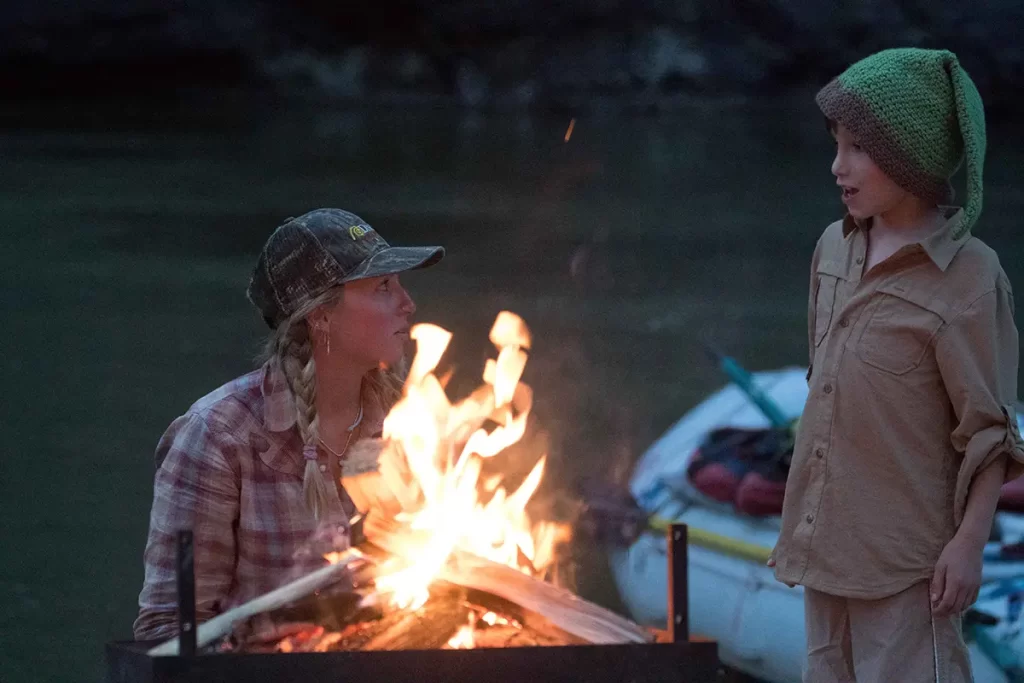 camping on gates of lodore river