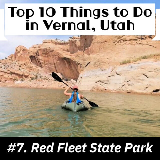 things to do in vernal, red fleet state park