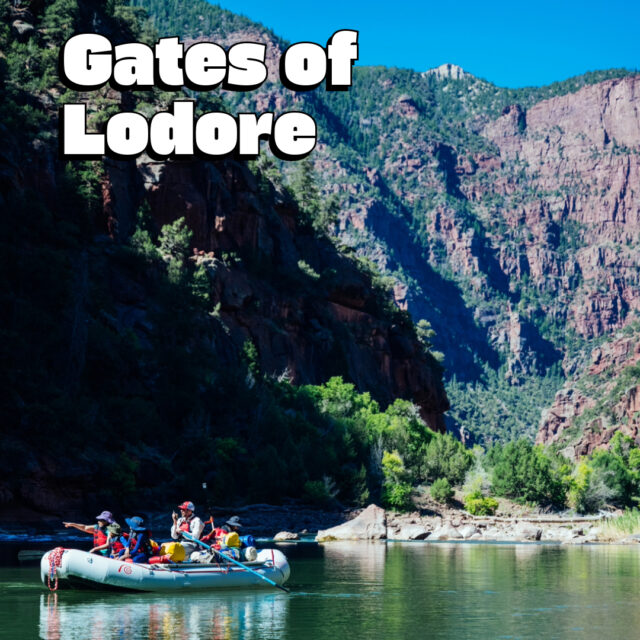 Gates of lodore rafting in utah