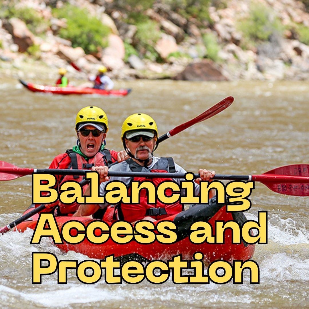 balance ecological Impact of Rafting