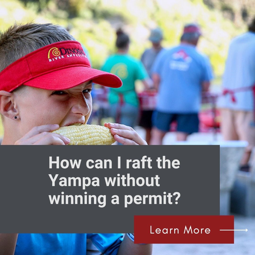 How can I raft the Yampa without winning a permit?