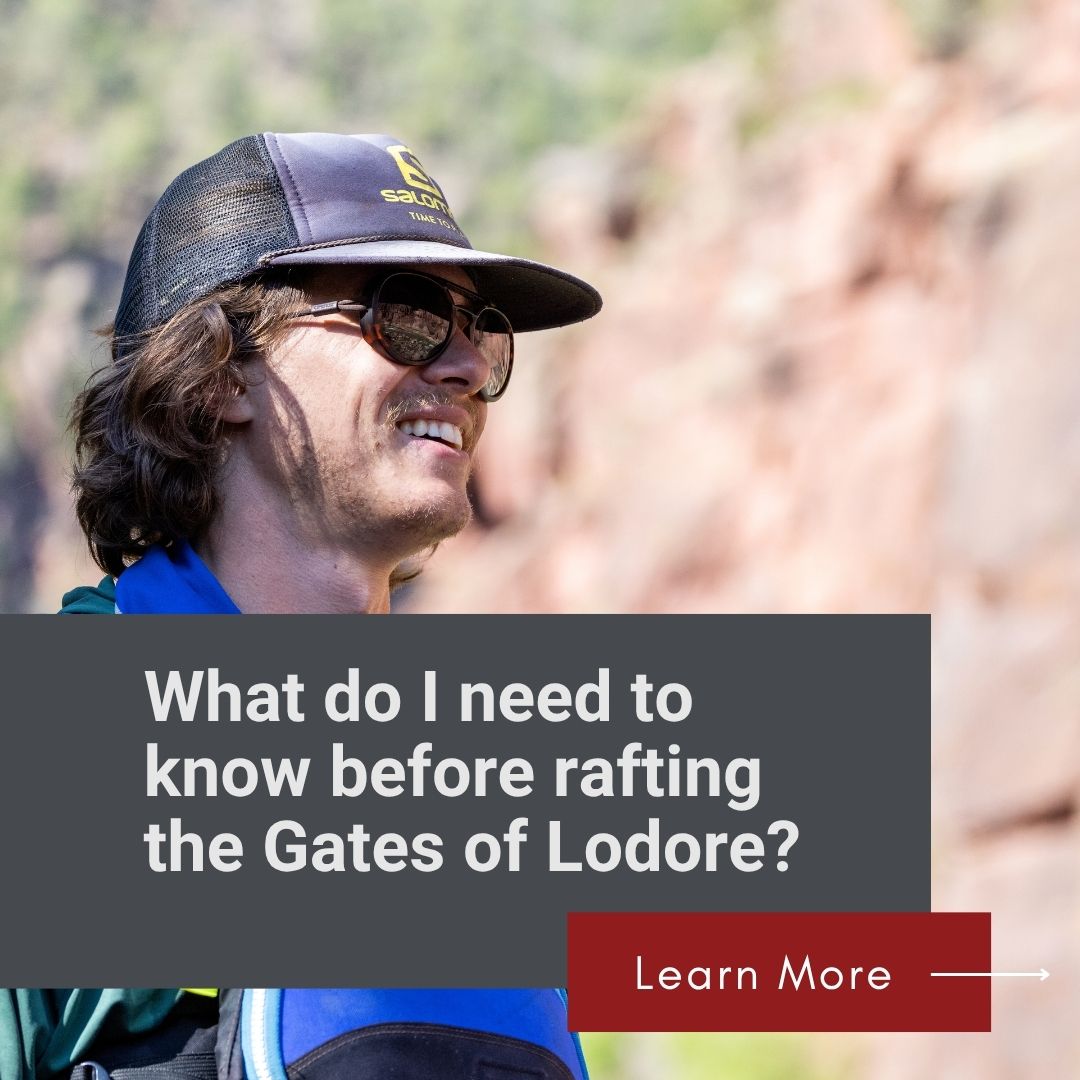 Rafting through the Gates of Lodore on the Green River